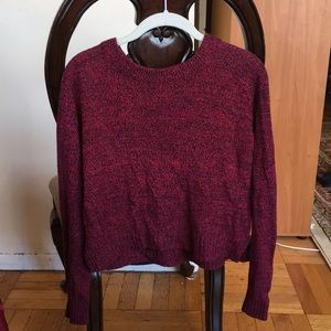 Long sleeve knit sweater